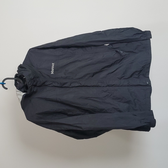 Marmot Jackets & Blazers - Marmot Women Jacket winter hoodie lightweight waterproof 2 pocket sz M black